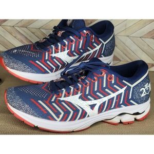 Mizuno Womens Wave Knit R1 2018 Peachtree Road Race Sneakers Size 8